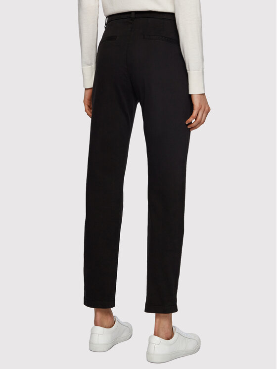 BOSS Boss Текстилни панталони C_Tachini-D 50441881 Черен Regular Fit