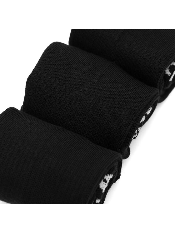 Reebok Reebok Set di 3 paia di calzini lunghi unisex R0427-SS24 (3-pack) Nero