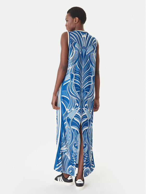 adidas adidas Kleid für den Alltag Farm Rio Premium KD4621 Blau Slim Fit