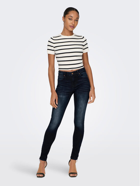 ONLY ONLY Traperice 15209349 Tamnoplava Skinny Fit