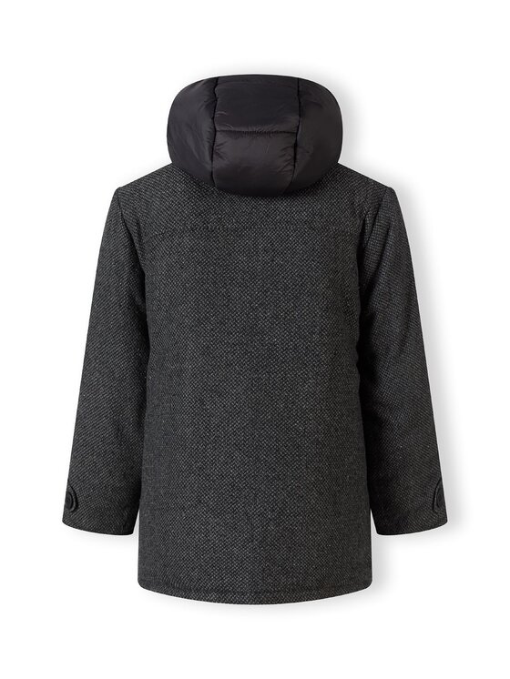 minoti minoti Kurtka zimowa 19coat78 Czarny Regular Fit