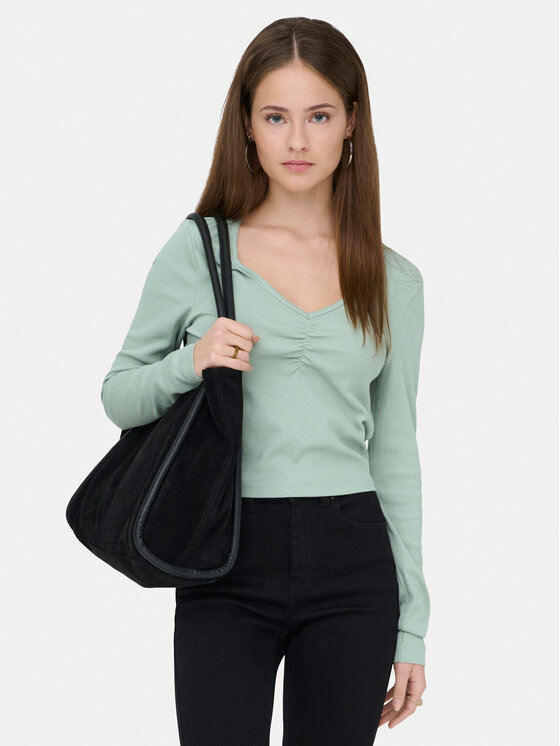 ONLY ONLY Bluse Betty 15365756 Grün Standard Fit