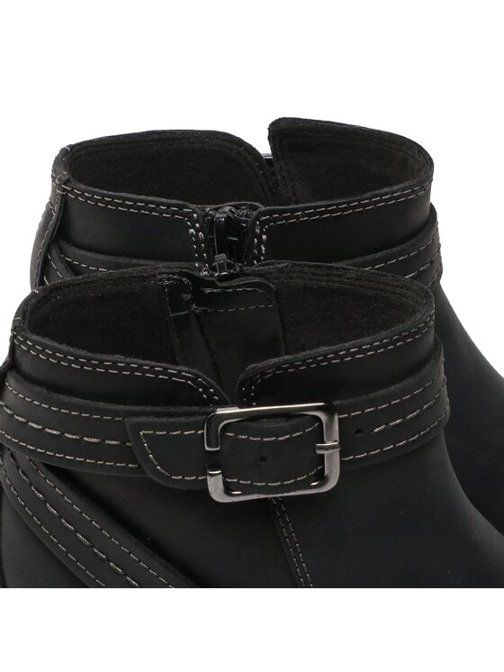 Clarks Clarks Botine Maye Strap 261680754 Negru