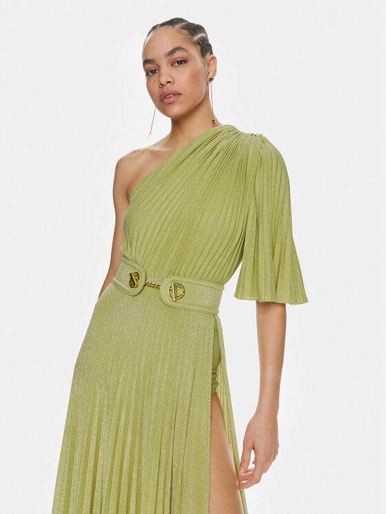 Elisabetta Franchi Elisabetta Franchi Večerní šaty AB-534-41E2-V680 Zelená Regular Fit