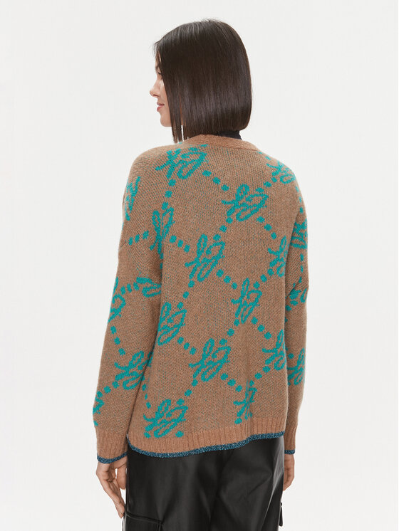 Liu Jo Liu Jo Cardigan MF3226 26054 Marrone Regular Fit