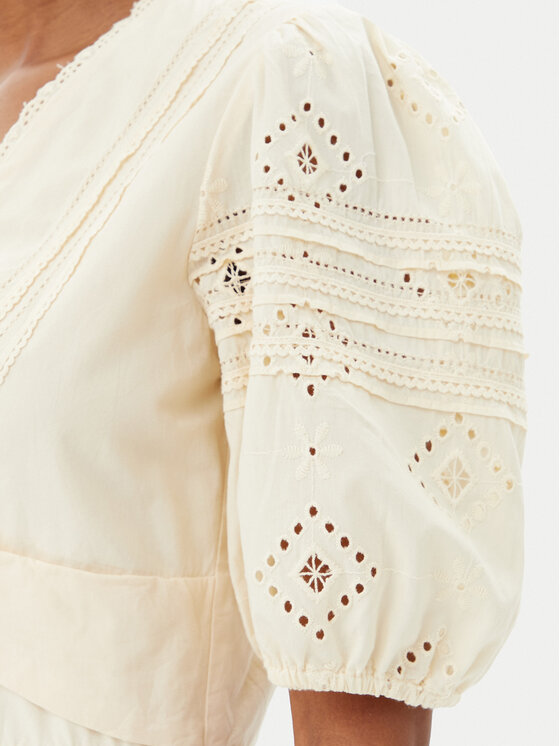 French Connection French Connection Sommerkleid 71YFX 70 Beige Regular Fit