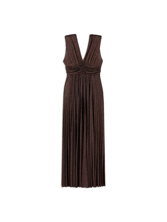 Oltre Oltre Sukienka wieczorowa 7069J000949N022 Brązowy Regular Fit
