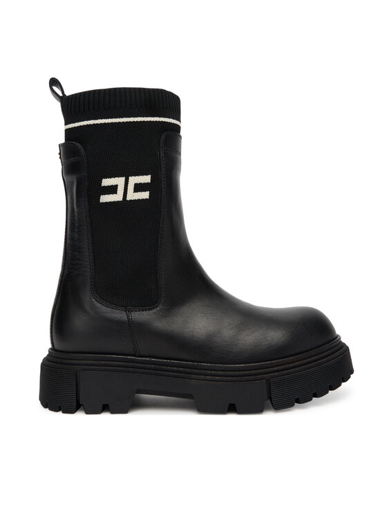 Elisabetta Franchi Botine Chelsea F4A5-E0424-1316930 Negru