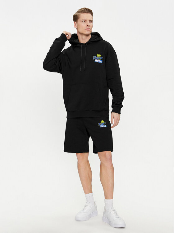 HUGO Hugo Sportske kratke hlače Nimply 50513310 Crna Regular Fit