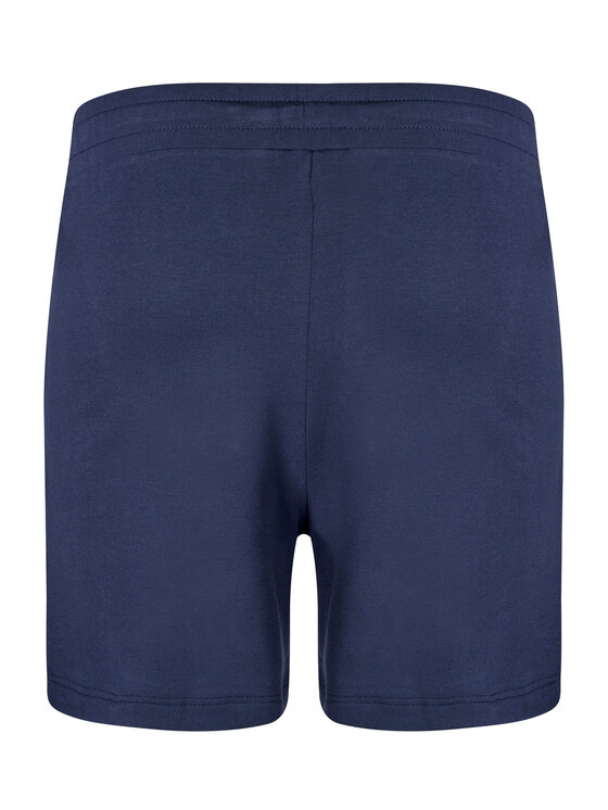 Huber Huber Šortky z materiálu 018853 Tmavomodrá Regular Fit