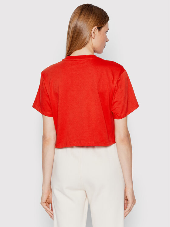 adidas adidas T-Shirt HK5175 Rot Loose Fit