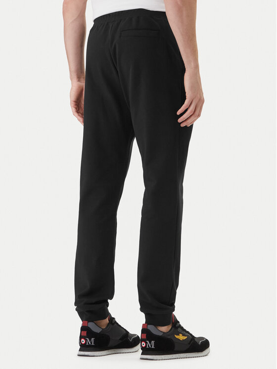 Aeronautica Militare Aeronautica Militare Teplákové nohavice 261PF1008UF00674 Čierna Regular Fit