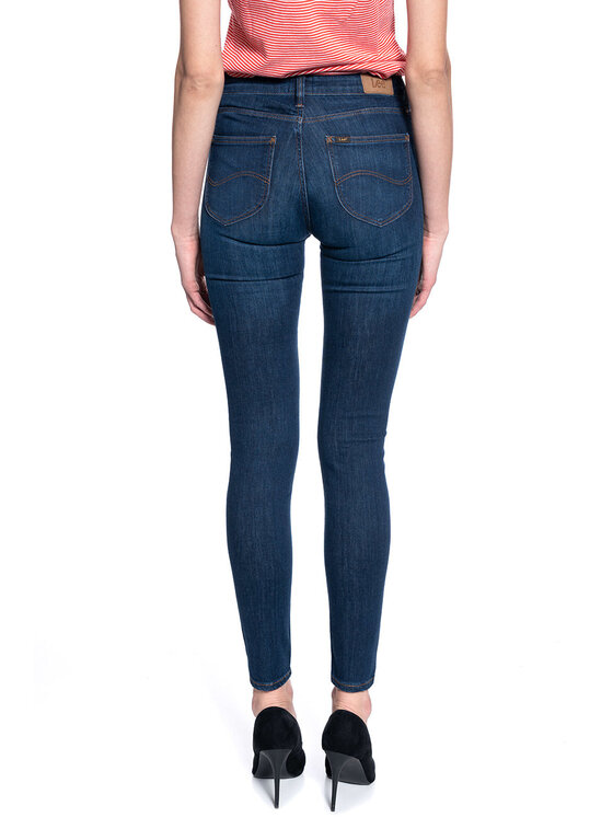 Lee Lee Jeansy SCARLETT Niebieski Skinny Fit