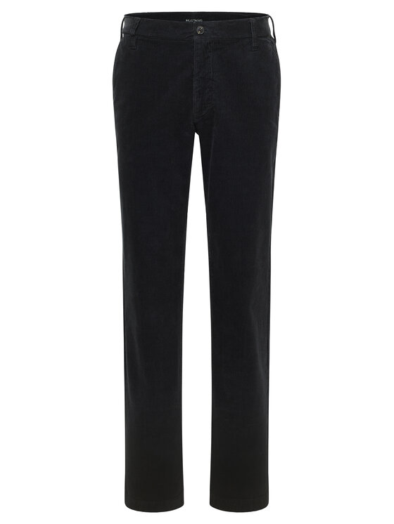 Mustang Mustang Pantaloni di tessuto Tramper 1016829 Nero Straight Fit