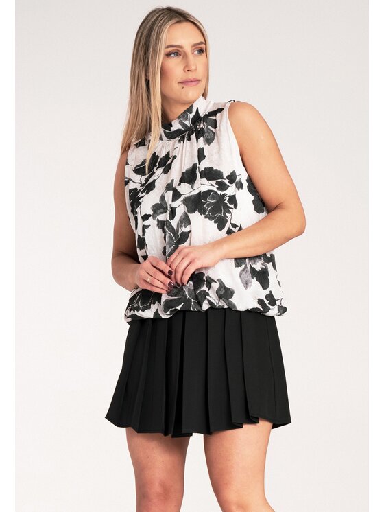 FIGL FIGL Blúzka M1143 Čierna Regular Fit