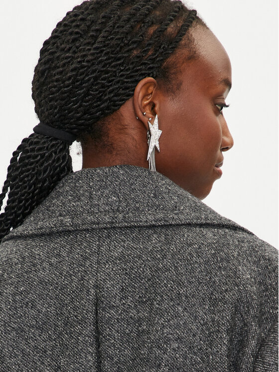 PINKO PINKO Płaszcz wełniany Calice 104041 A23R I75 Szary Regular Fit