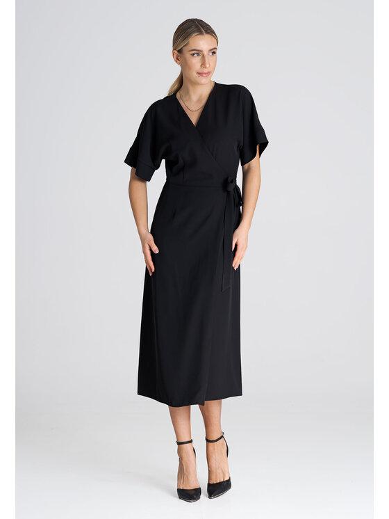 FIGL FIGLFIGL Vestito M959 Nero Regular Fit
