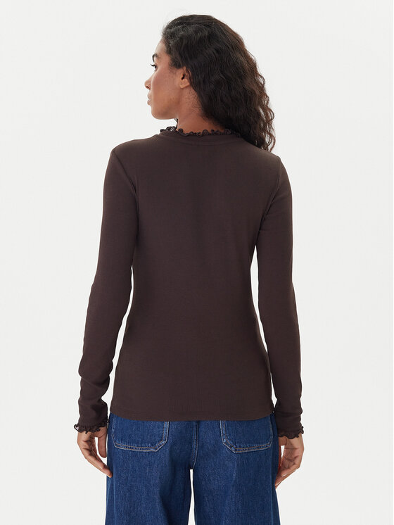 ONLY ONLY Blūze Leslie 15277888 Brūns Regular Fit