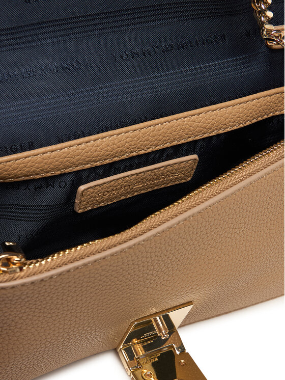 Tommy Hilfiger Tommy Hilfiger Geantă Th Her Flap W/Chain AW0AW17403 Bej