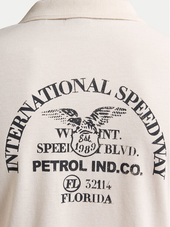 Petrol Industries Petrol Industries Polo särk M-1050-POL946 Ekrüüvärv Regular Fit