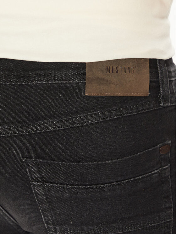 Mustang Mustang Джинсові шорти Washington 1016453 Чорний Straight Fit