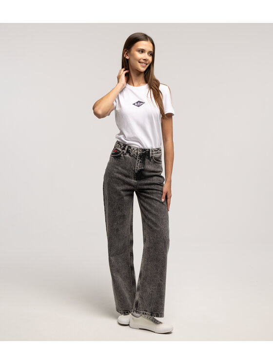 Lee Cooper Lee Cooper Jeansy BELLA 3225 Czarny Wide Leg