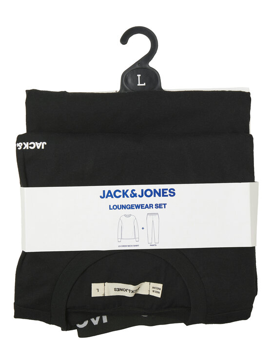 Jack & Jones Jack & Jones Piżama Everest 12273632 Czarny Standard Fit