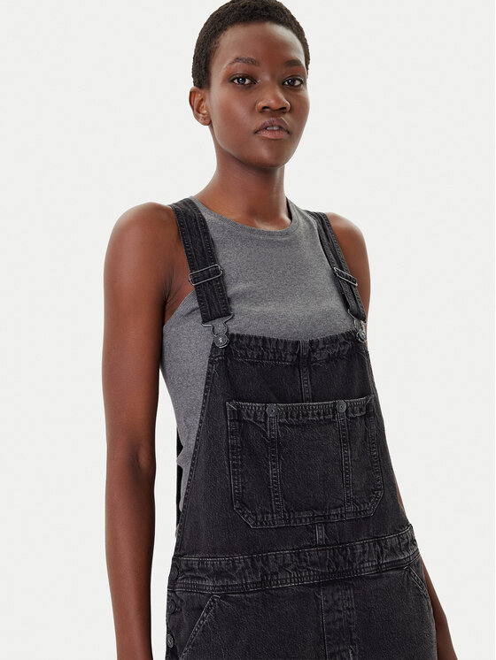 G-Star Raw G-Star Raw Jeans obleka Skater D27734-E091 Siva Loose Fit