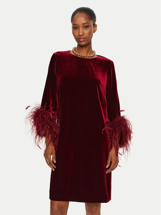 Luisa Spagnoli Luisa Spagnoli Коктейльна сукня Ghiro 541512 Червоний Regular Fit