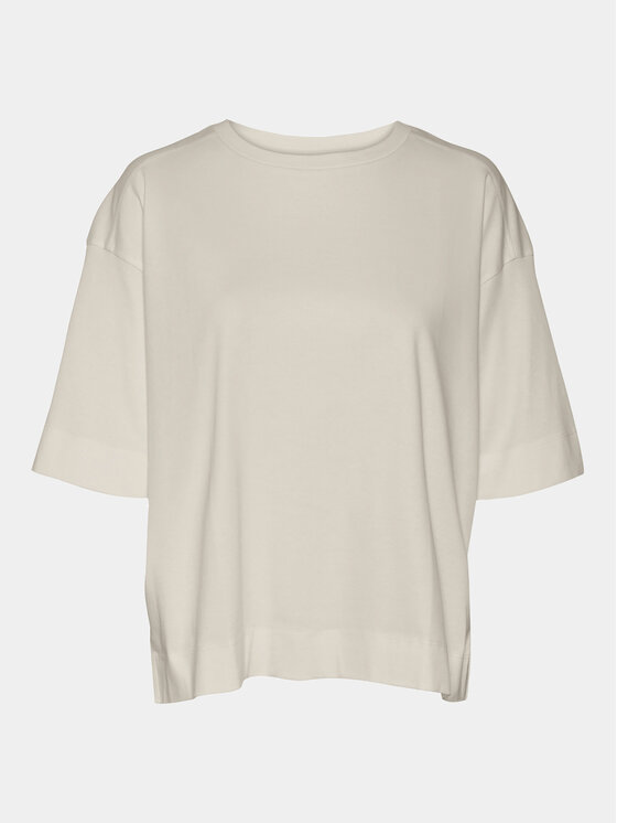Vero Moda Vero Moda T-Shirt Didde 10301183 Beżowy Loose Fit