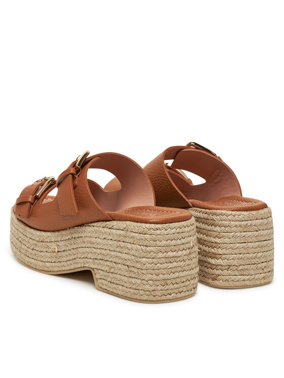 Pollini Pollini Espadryle SA28268I0MTD0230 Brązowy