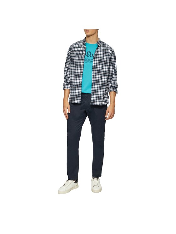 s.Oliver s.Oliver T-Shirt 28252 Turkusowy Comfort Fit