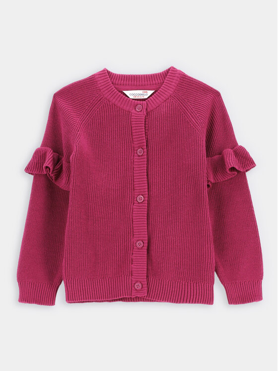 Coccodrillo Coccodrillo Кардиган ZC2172201MAK Розов Regular Fit