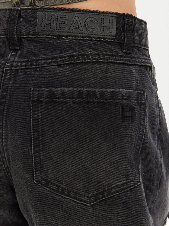 Silvian Heach Silvian Heach Szorty jeansowe GPP25123SH Czarny Regular Fit