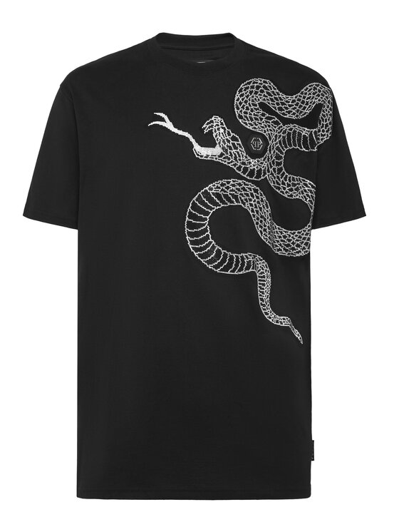PHILIPP PLEIN PHILIPP PLEIN T-Shirt 22843 Černá Regular Fit