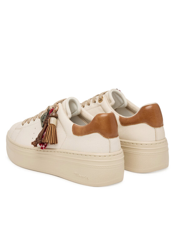 Tamaris Tamaris Sneakersy 1-23775-47 Krémová