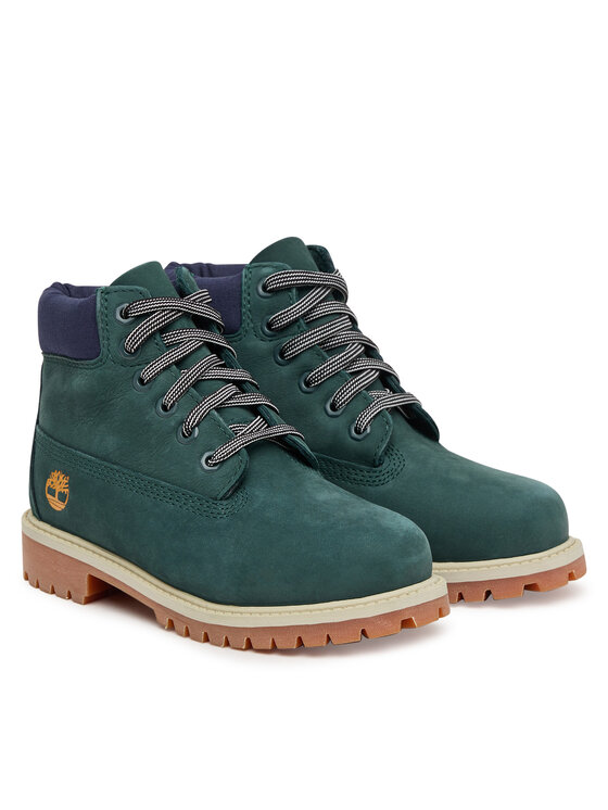 Timberland Timberland Schnürstiefeletten Premium 6-Inch Waterproof TB0A2CTGEO61 Grün