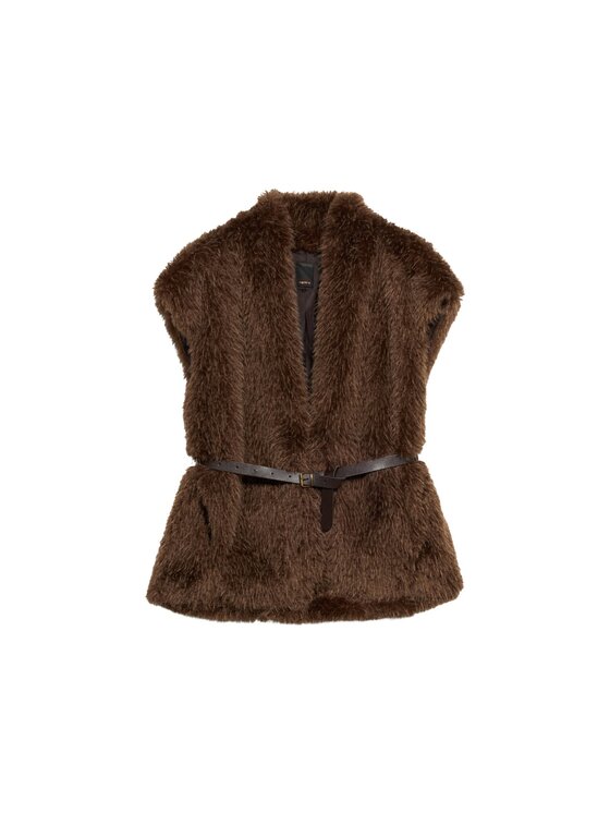 Oltre Oltre Płaszcz zimowy 0006J000157N002 Brązowy Regular Fit