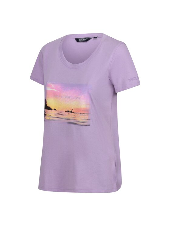 Regatta Regatta T-Shirt Filandra VIII Fioletowy Short Fit