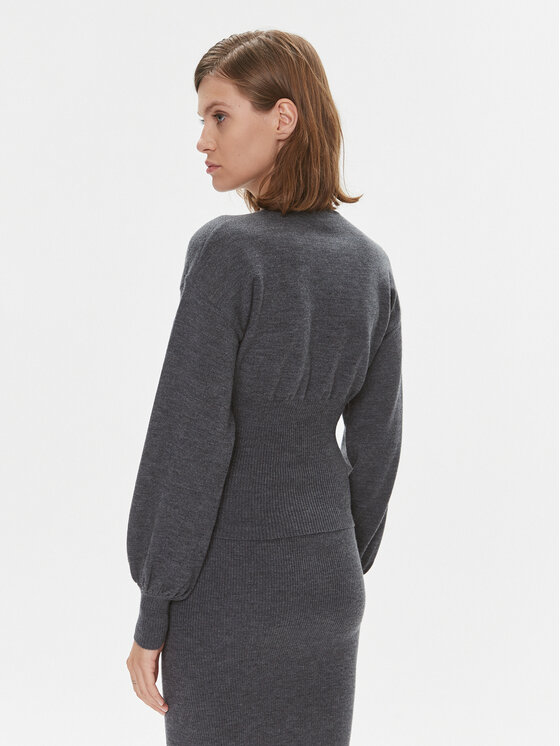PINKO Pinko Svetr Chioccia 101848 A15S Šedá Regular Fit