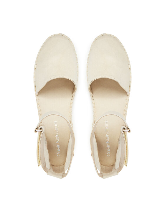 Calvin Klein Jeans Calvin Klein Jeans Espadrilės Flatform Espadrille Sling Mg YW0YW01735 Smėlio