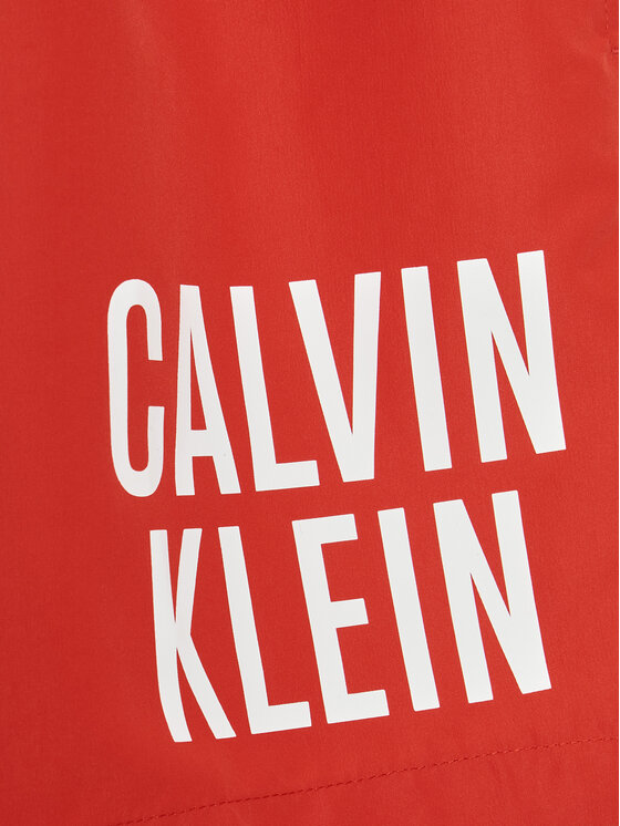 Calvin Klein Swimwear Calvin Klein Swimwear Úszónadrág Intense Power KV0KV00006 Piros Regular Fit