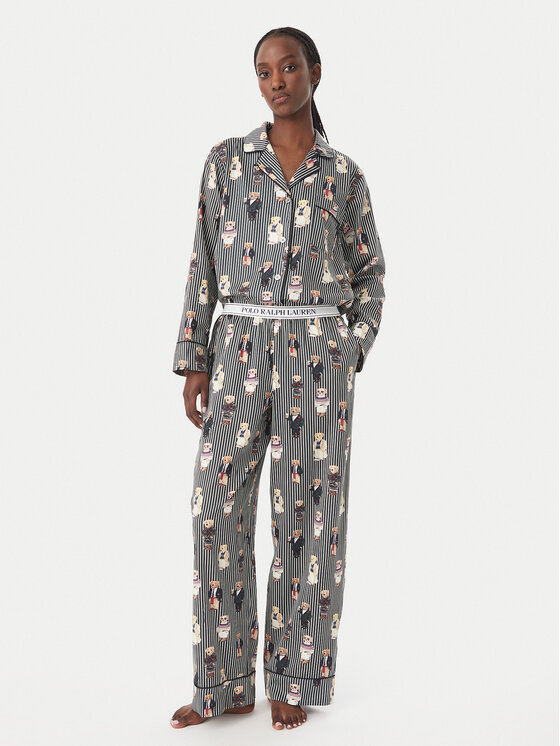 Polo Ralph Lauren Polo Ralph Lauren Pižama 4P0704 Zelena Relaxed Fit
