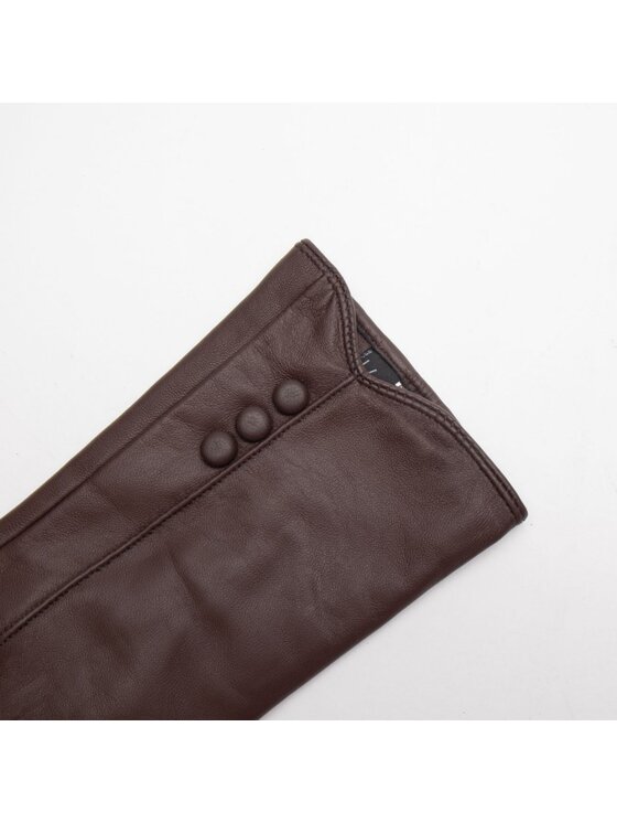 AKARDO AKARDO Dámske rukavice Cashmere Brown Hnedá