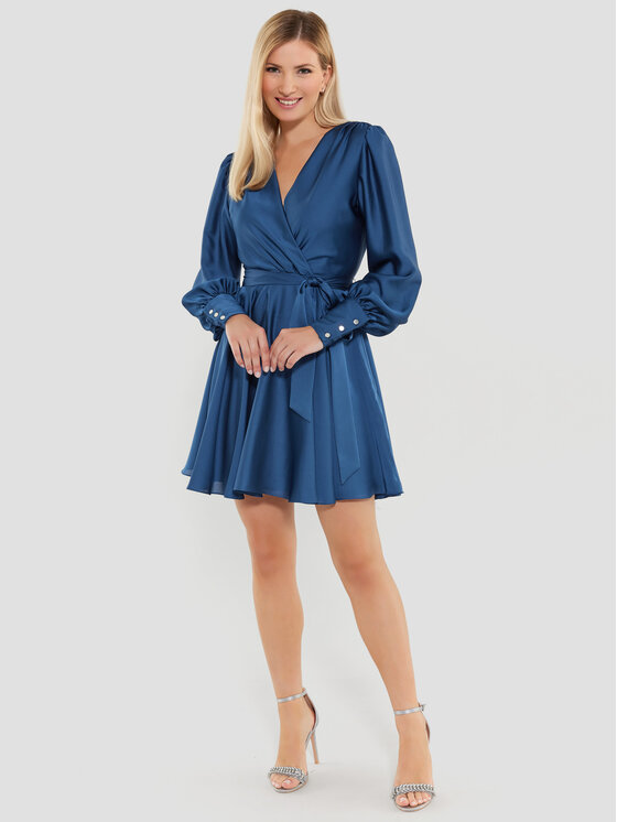 Swing Robe de cocktail 5AE05300 Bleu marine Regular Fit Modivo