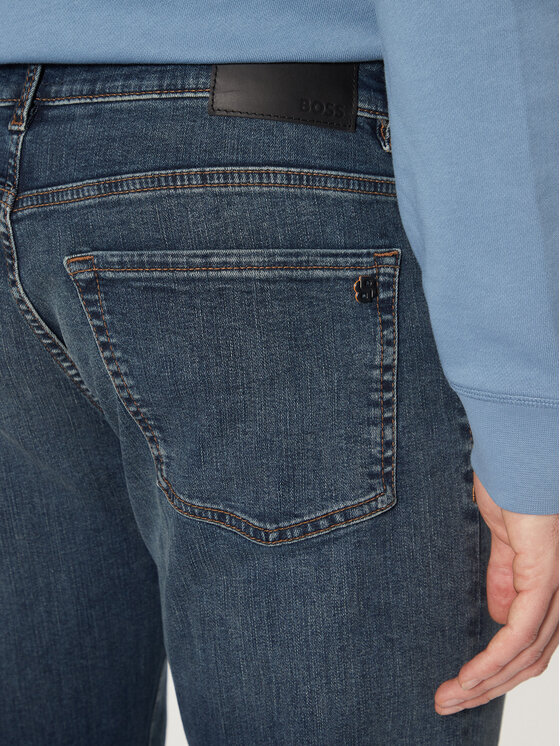 BOSS BOSS Jeansy 50532533 Modrá Regular Fit