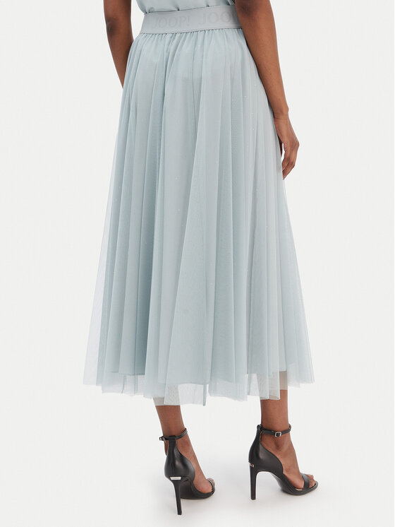 JOOP! JOOP! tylová sukňa Frida 30100212 Zelená Regular Fit
