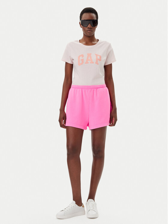 Gap Gap Тишърт 729555-01 Розов Regular Fit