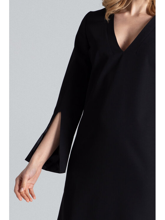 FIGL FIGL Φόρεμα καθημερινό M550 Μαύρο Regular Fit