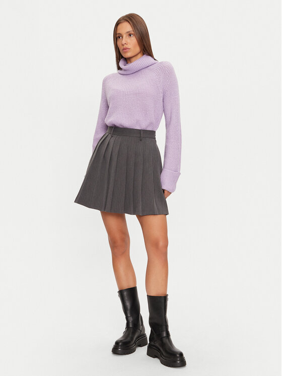 Brave Soul Brave Soul Dolčevita LK-230WERBURGHS Ljubičasta Loose Fit